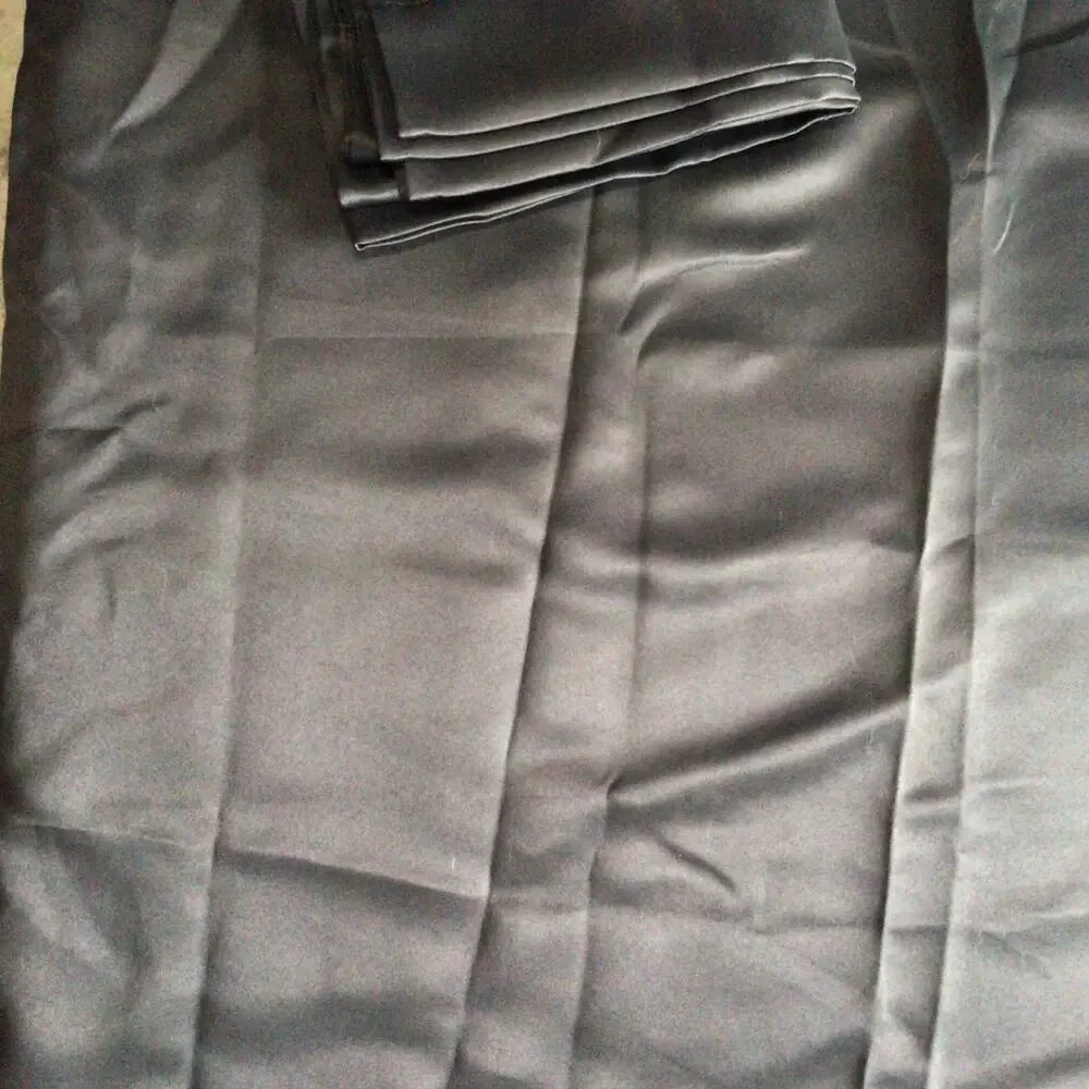 2 Black Curtain Panels